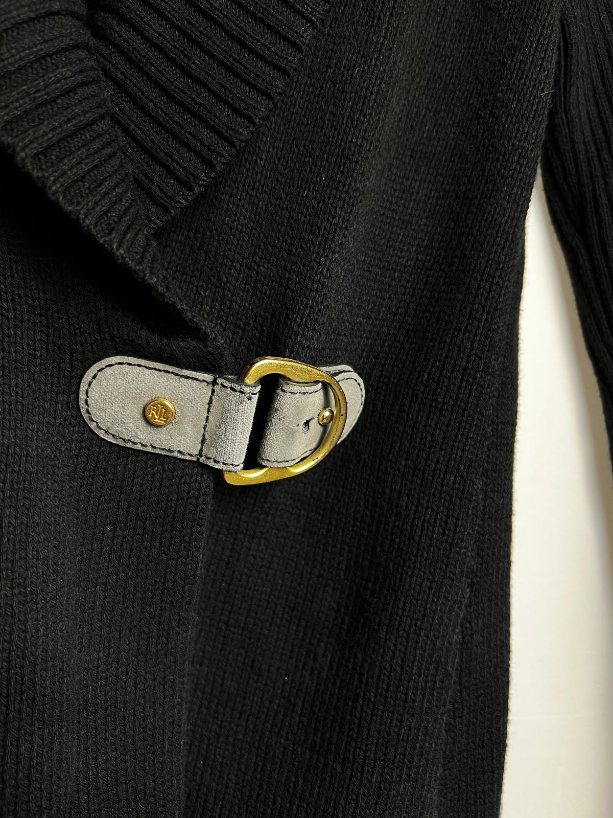 Ralph Lauren Black Cardigan Sweater Size XS