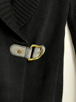 Ralph Lauren Black Cardigan Sweater Size XS