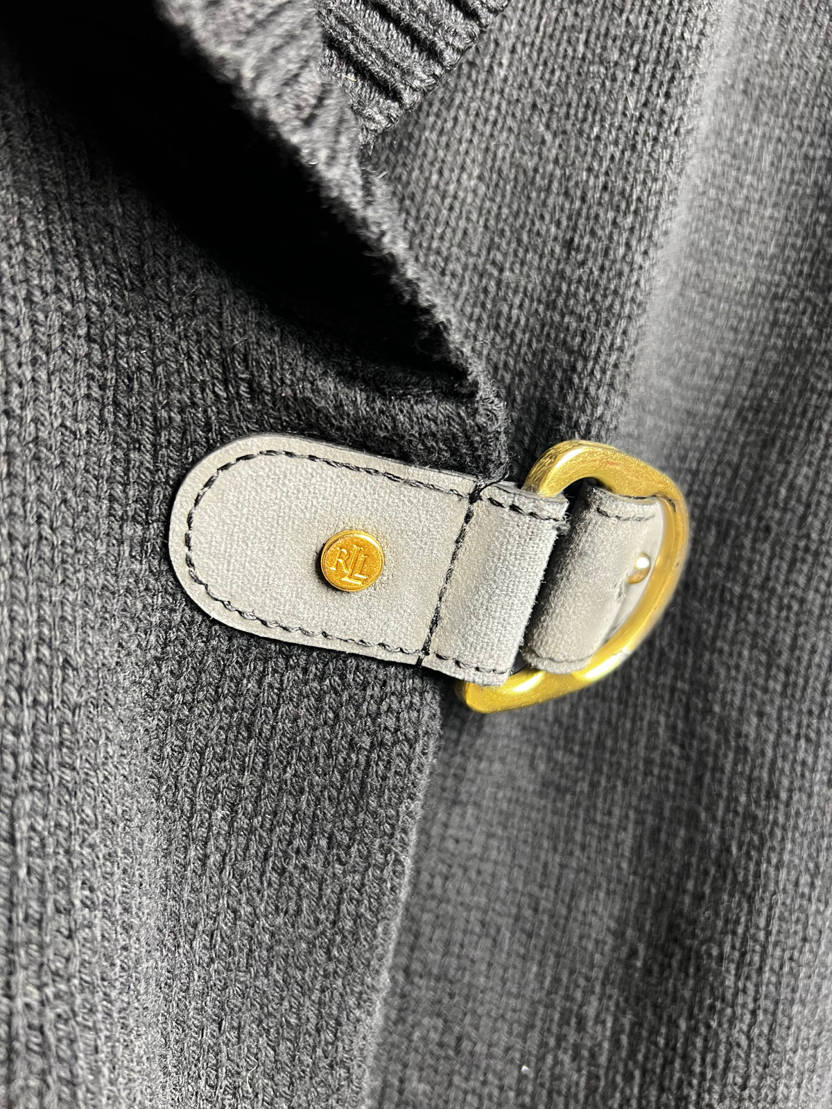 Ralph Lauren Black Cardigan Sweater Size XS