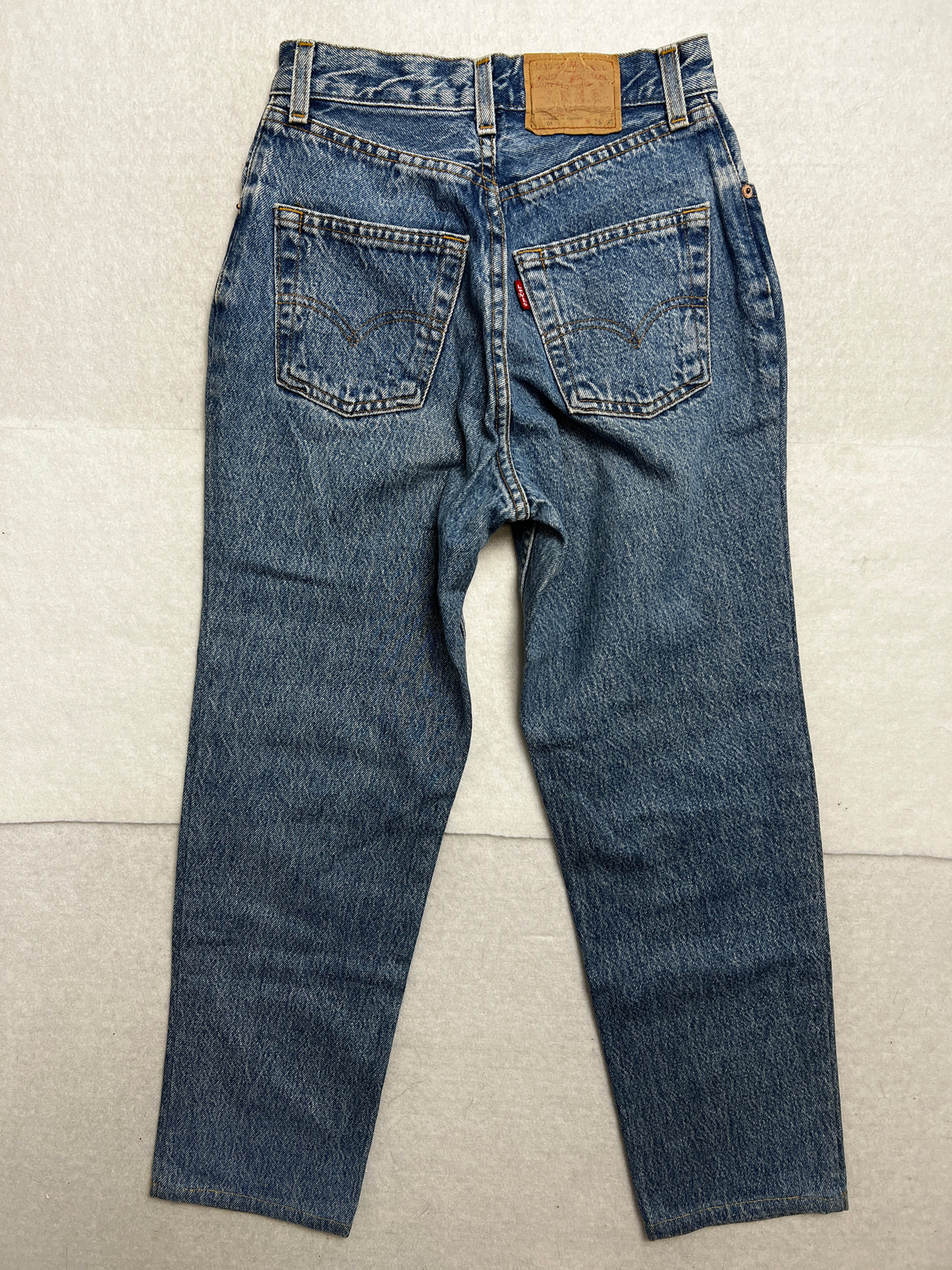 Vintage 80s 90s Levis RARE 901 Jeans W26 (Size XS) | Made In France | 100% Cotton