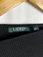 Ralph Lauren Boatneck Knit Jumper with Bell Sleeves Size L