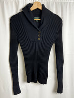 Ralph Lauren Ribbed Shawl Collar Sweater