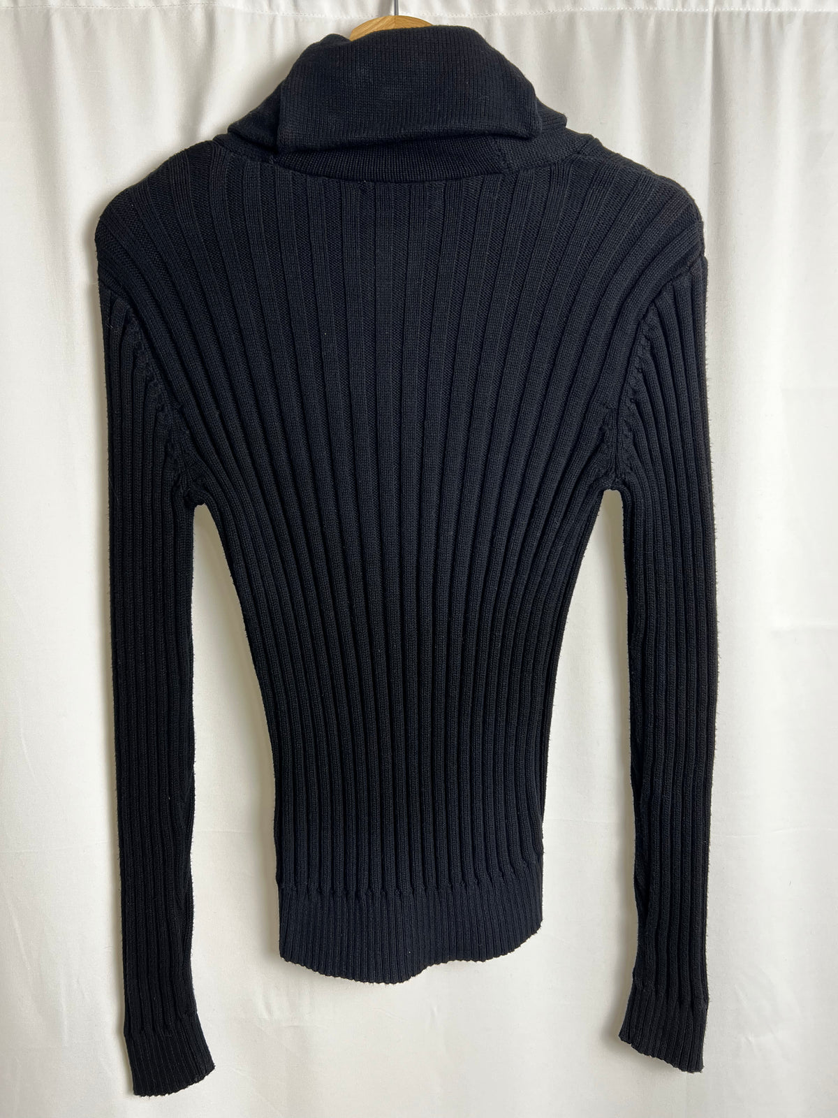 Ralph Lauren Ribbed Shawl Collar Sweater