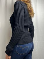 Ralph Lauren Ribbed Shawl Collar Sweater