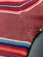 Ralph Lauren Linen Blend Colourful Striped Knit Sweater Size S