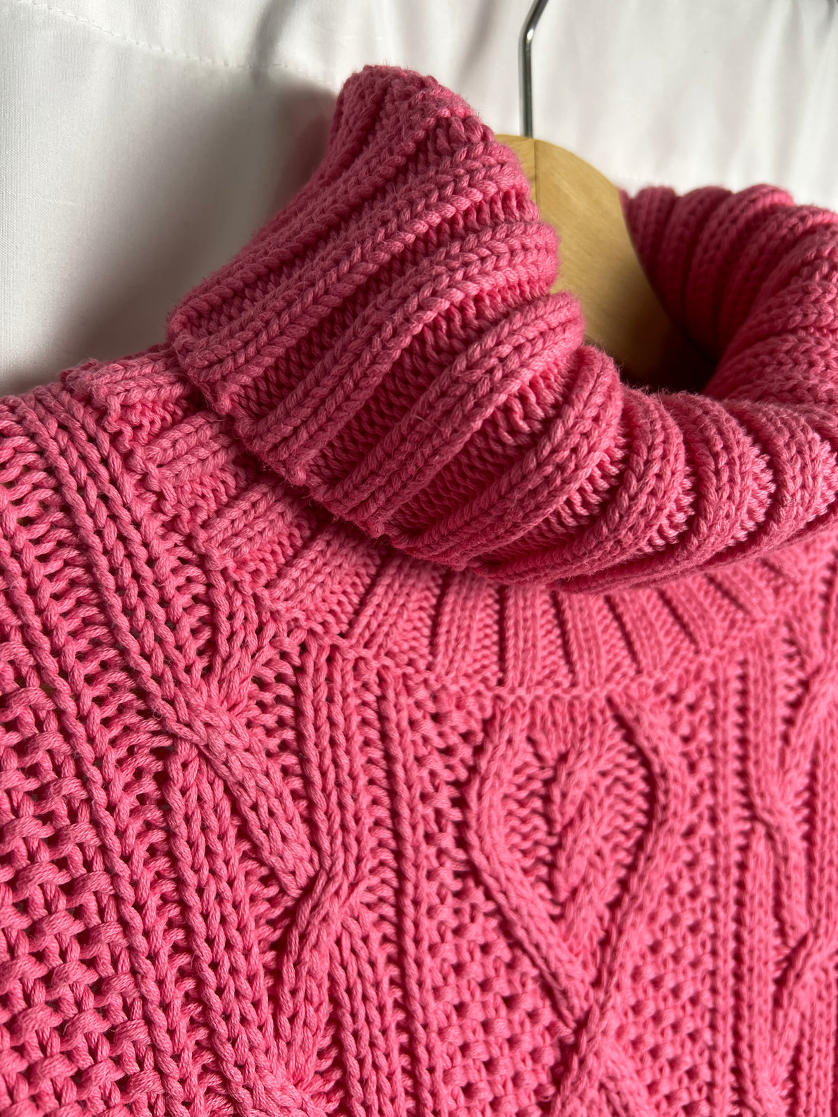 Ralph Lauren Chunky Cable Knit Turtleneck Sweater