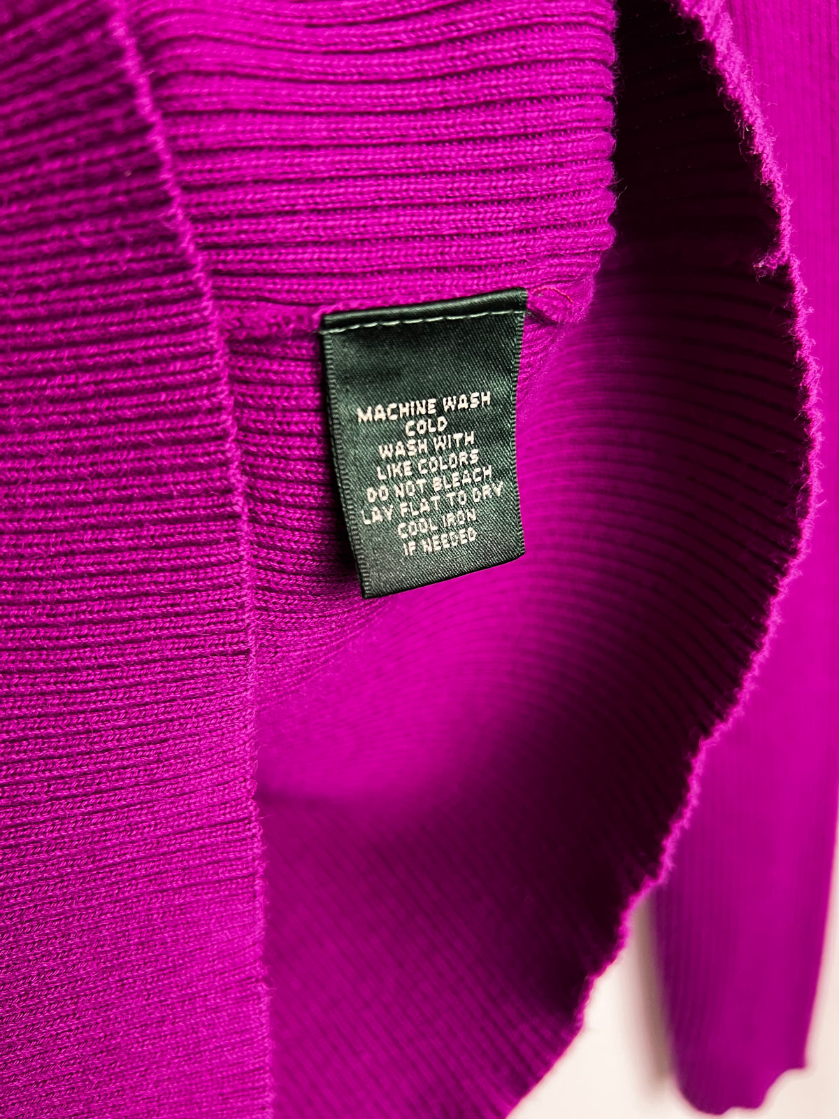 Ralph Lauren Ribbed Turtleneck Sweater with Monogram Embroidered Logo