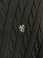 Ralph Lauren Cable Knit Sweater with Embroidered Logo