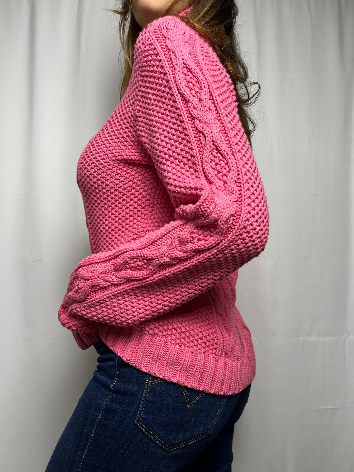 Ralph Lauren Chunky Cable Knit Turtleneck Sweater