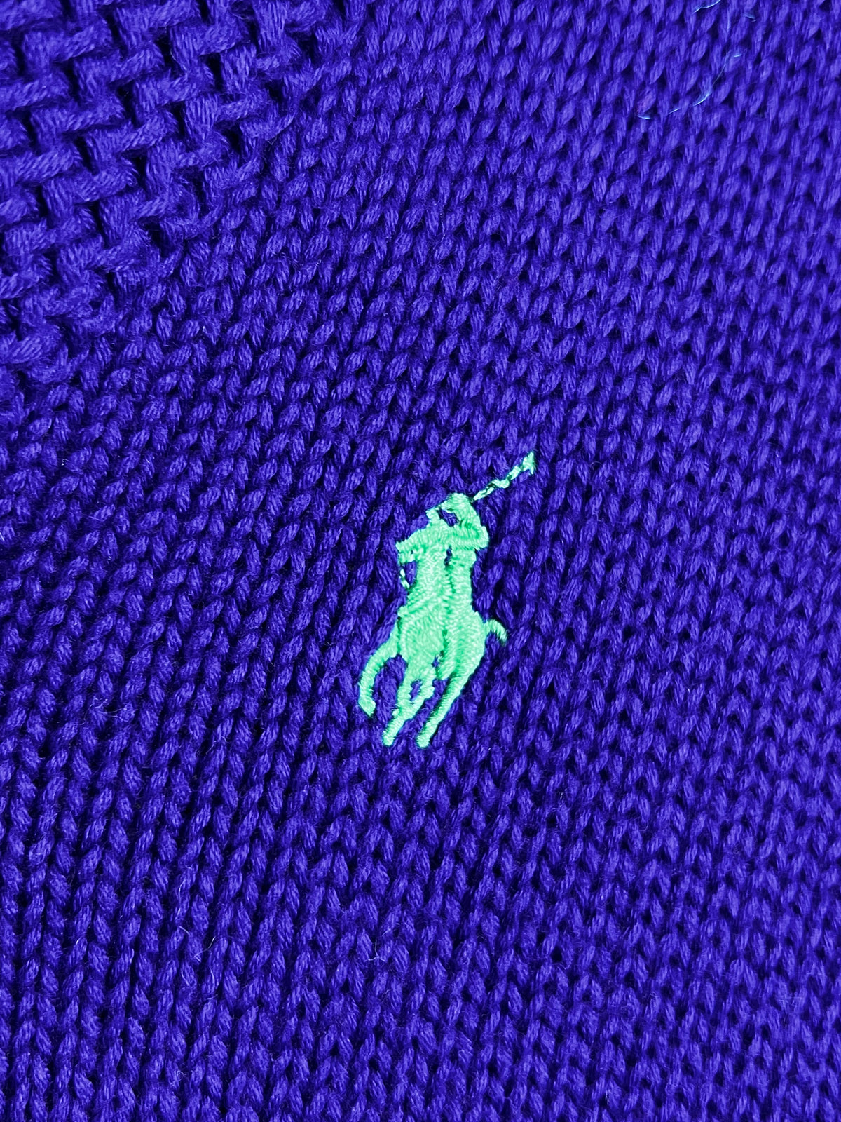 Ralph Lauren Shawl Collar Sweater With Embroidered Logo