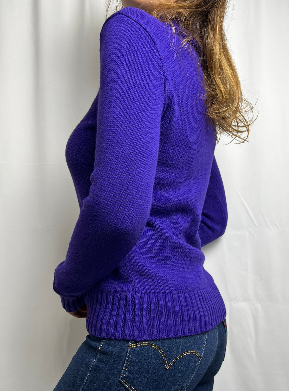 Ralph Lauren Shawl Collar Sweater With Embroidered Logo