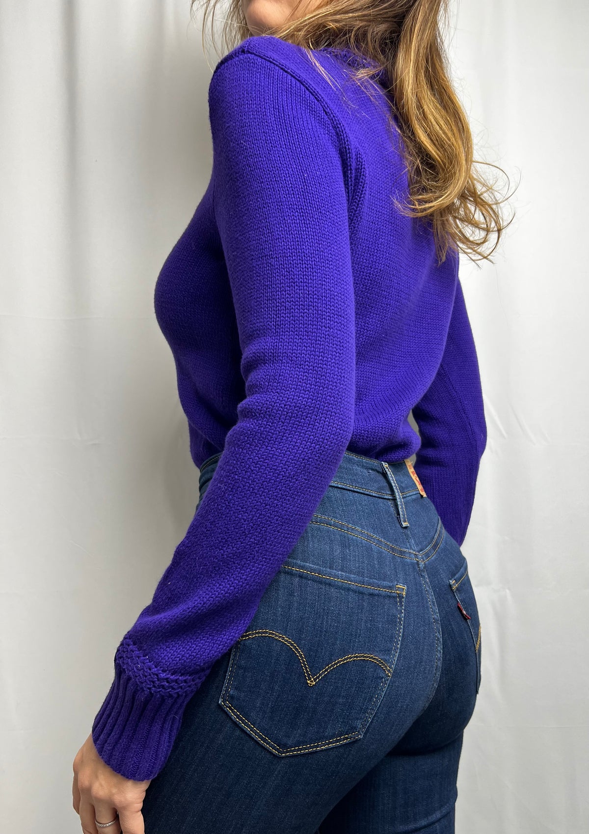 Ralph Lauren Shawl Collar Sweater With Embroidered Logo