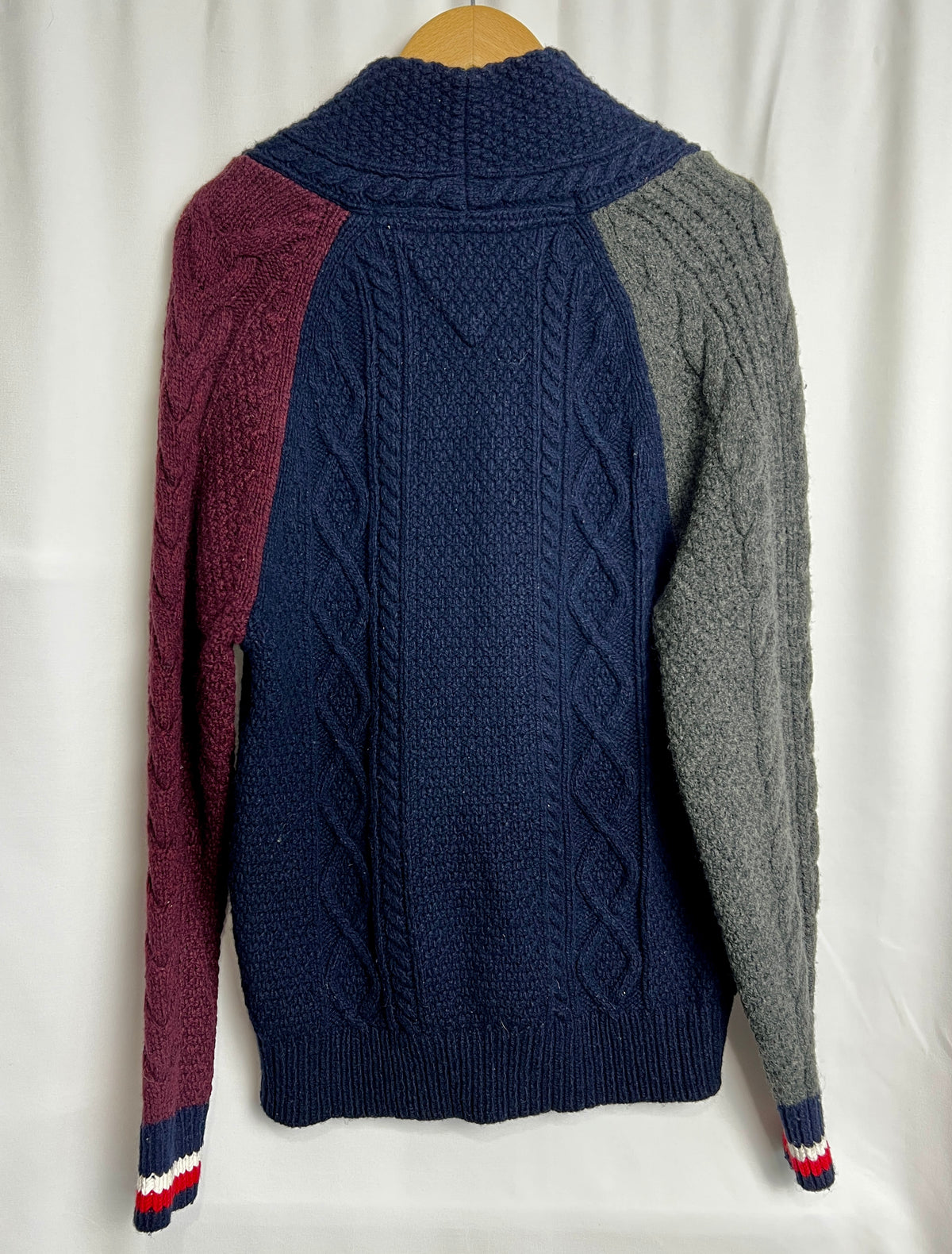 Tommy Hilfiger "Coleman" 80% Lambswool Cardigan Size XS