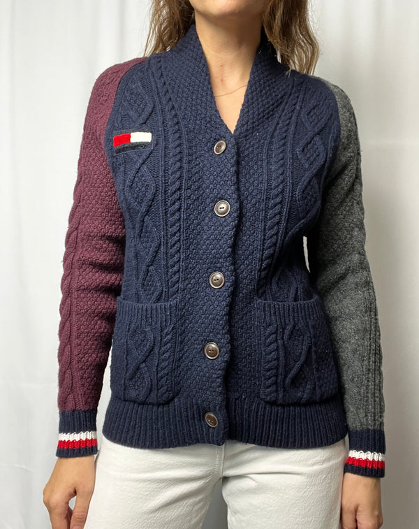 Tommy Hilfiger "Coleman" 80% Lambswool Cardigan Size XS
