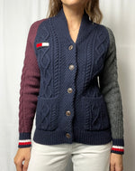 Tommy Hilfiger "Coleman" 80% Lambswool Cardigan Size XS