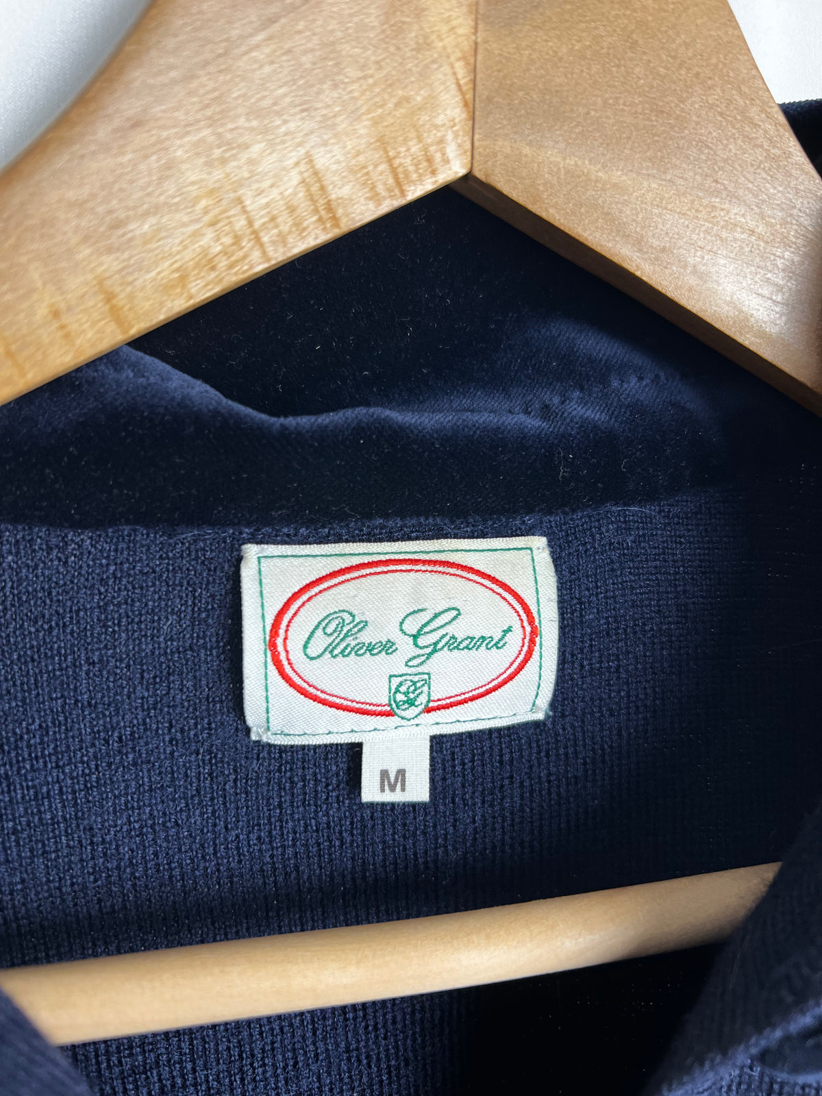 Vintage Oliver Grant Wool Cardigan Shirt With Embroidery