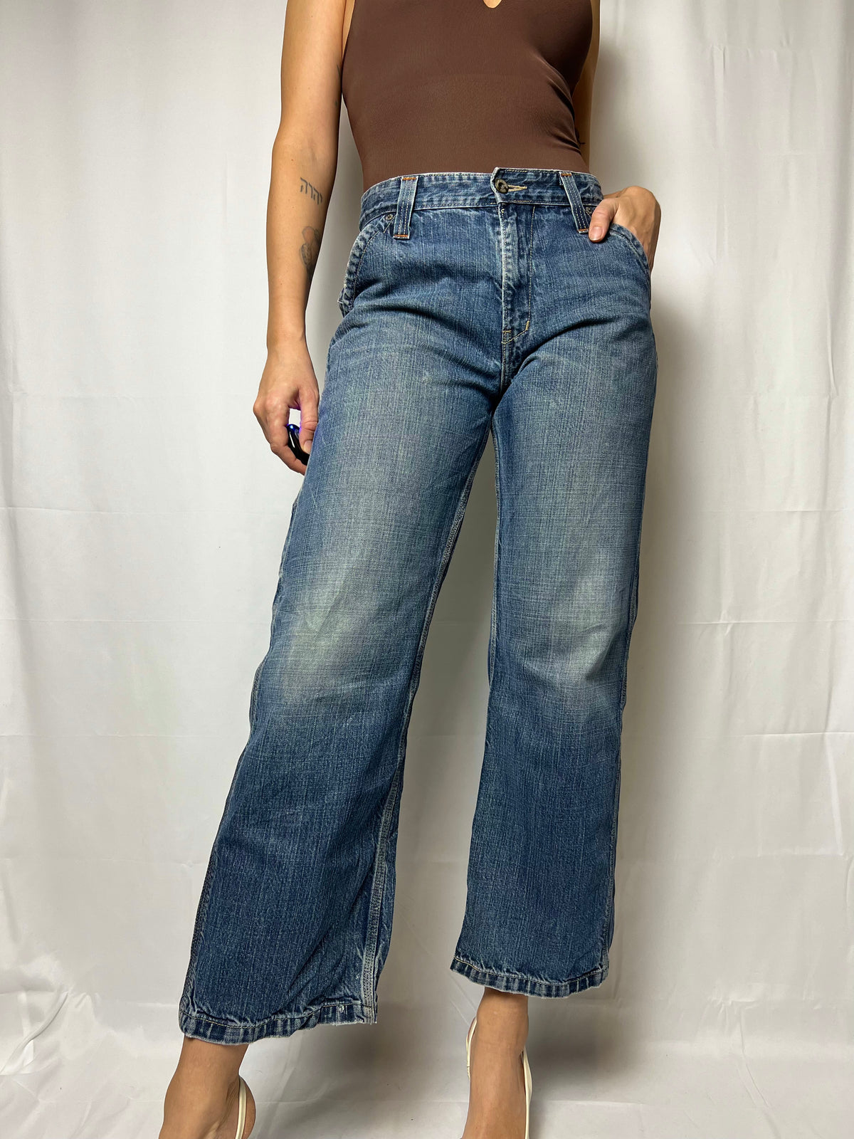 Vintage Levis 90s-2000s Y2K Cargo Jeans W29 L29