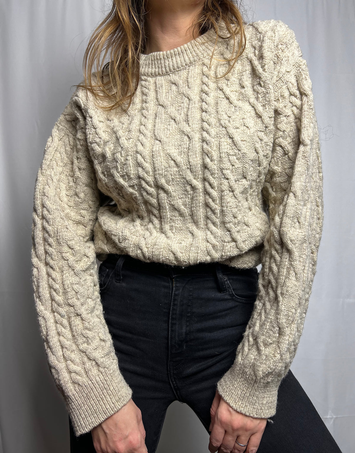 Vintage Pure Virgin Wool Sweater Made In France