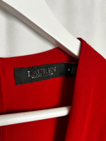Ralph Lauren Georgette Flutter Sleeve Dress With QR Code size S