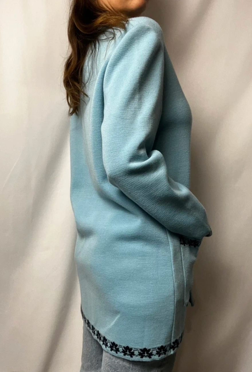 Jean Girard Wool Cardigan Made In France size XL