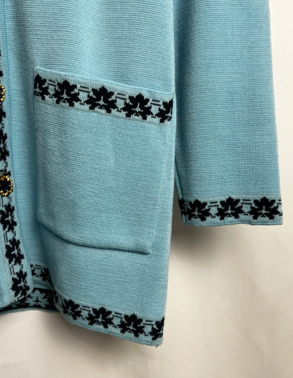 Jean Girard Wool Cardigan Made In France size XL