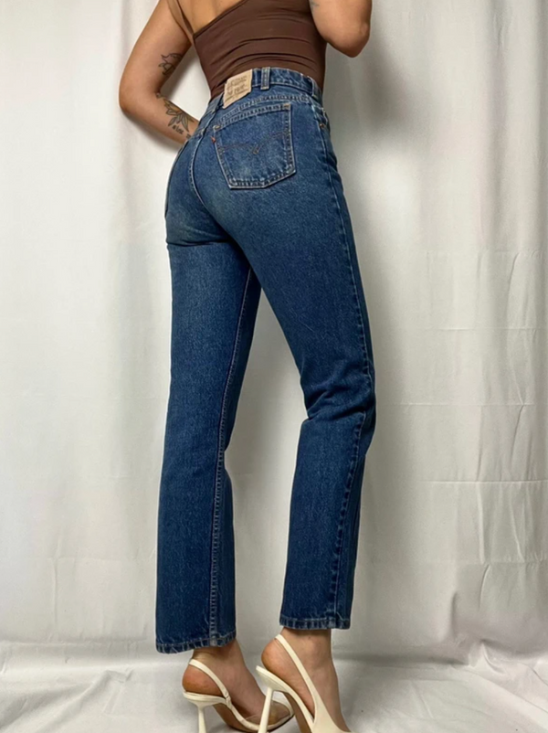 Levis Vintage 90s 619 Orange Tab Jeans Made in Canada size S
