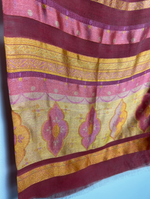 Silk Linen Blend Scarf Made In France
