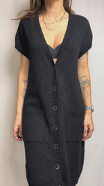 Gilet long en laine d'agneau Ralph Lauren