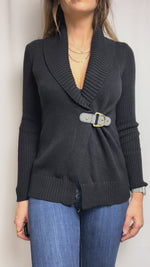 Ralph Lauren Black Cardigan Sweater Size XS