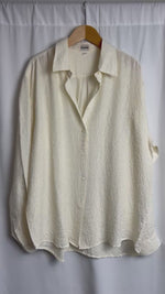 Vintage Silk Blouse Made In France Size M